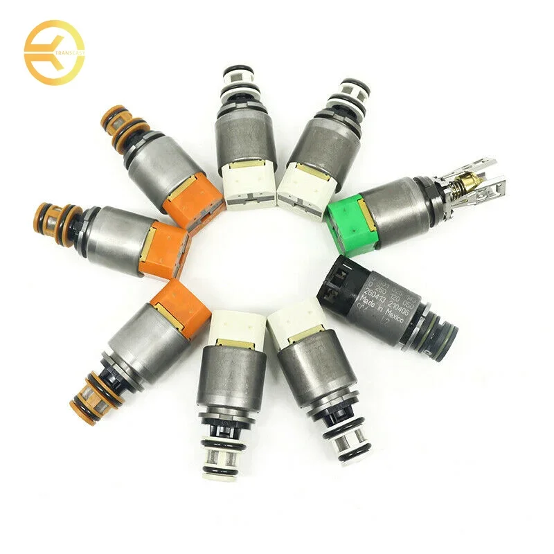 

ZF 8HP45 Transmission Solenoid Valve 9 PCS Set 8 SPEED Fit For BMW Audi Q7 Jaguar XJ Range Rover