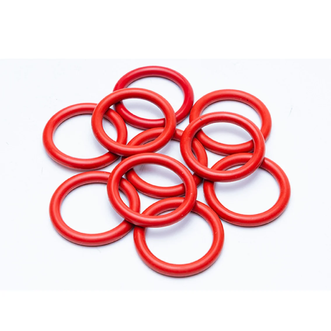 100pcs CS3mm OD 10-21mm Silicone O Ring Sealing Washer Red VMQ O-ring Plumbing Gaskets Oil Resistant High Temperature Oring Kit