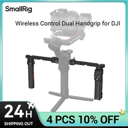 SmallRig Wireless Control Dual Handgrip for DJI RS 2 / RS 3 Pro /RS 4 / RS 4 Pro Free Controls Stabilizer Quick-Release Handgrip