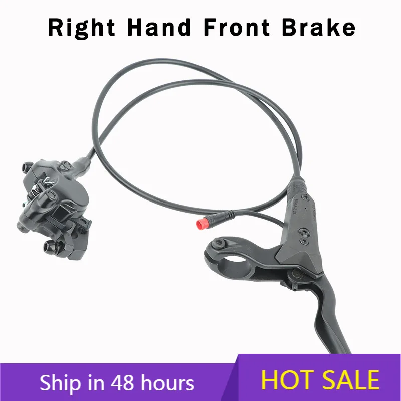 

POWER LEAP High Quality Electric Bicycle Kit Red Double Piston Hydraulic Power off Brake Mtb Hydraulic Disc Brake Set for Mounta