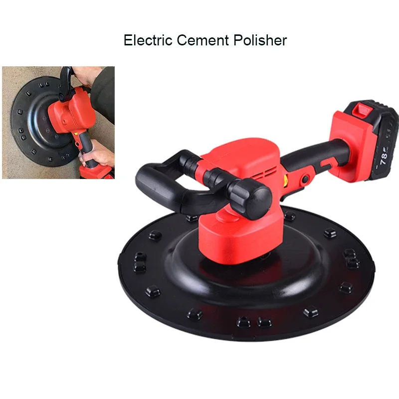 Small  Portable Electric Cement Mortar Trowel Hand-held Floor Wall Smoothing Polishing Sander Automatic Putty Plastering Machine