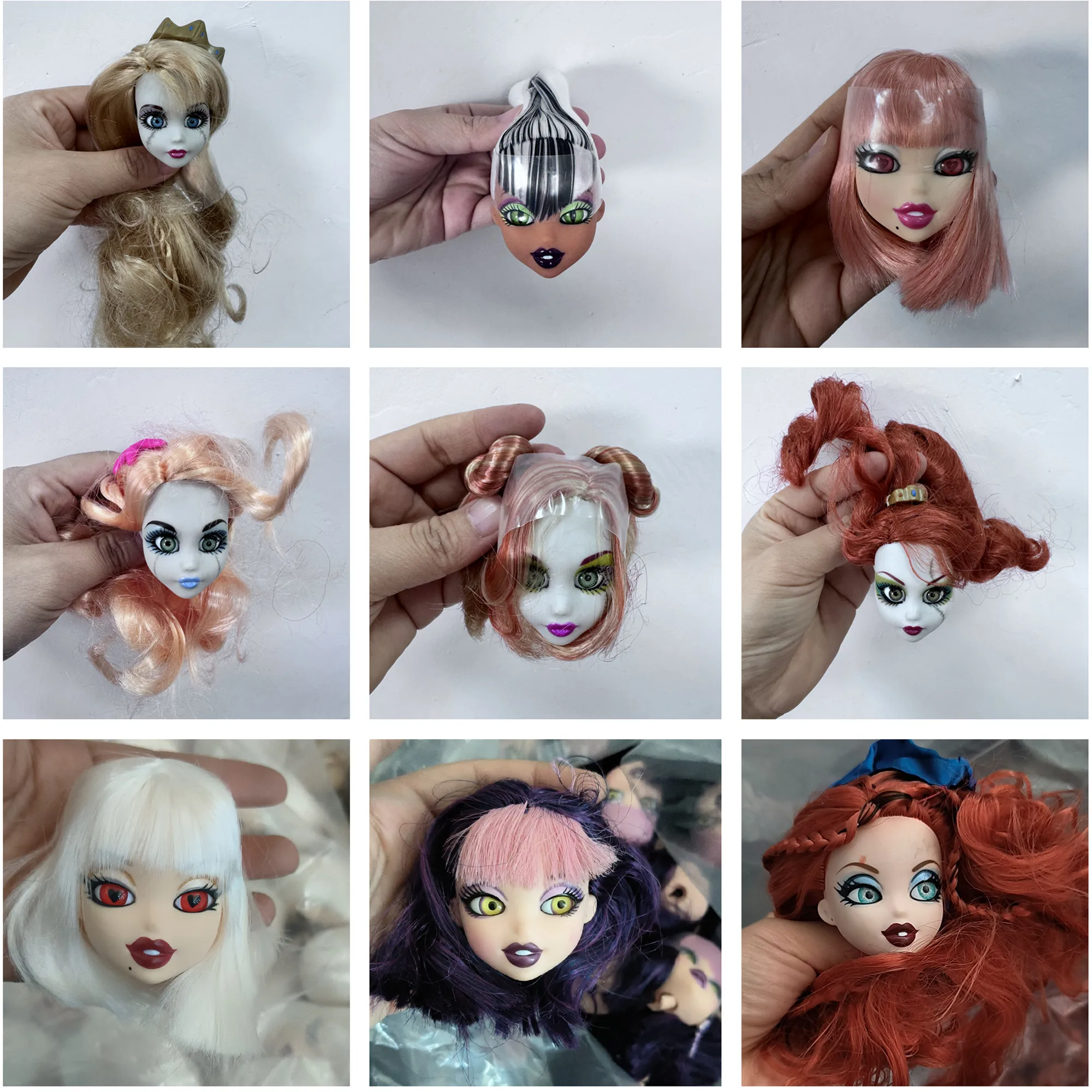 

H1 Original Monsterse High doll Bratz doll Head Dress-up DIY Accessories Toy Makeup Accessories Toy