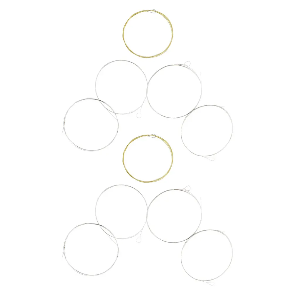 

2Sets Banjo Strings 5-String Replacement Stainless Steel Phosphor Bronze Wound Enhanced Tone Clarity Warmth Smooth Surface