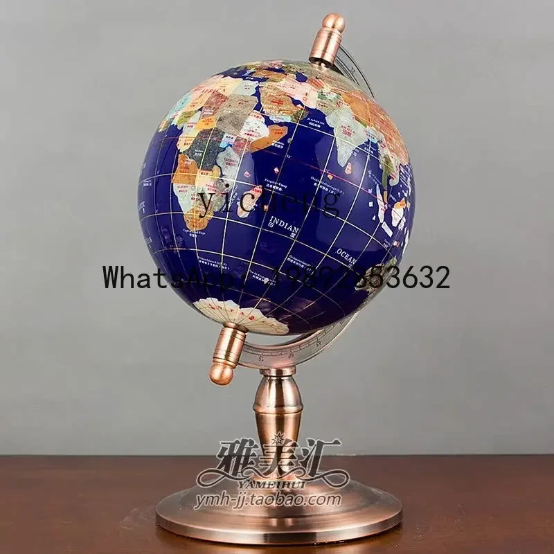 Gemstone Globe Desktop Ornament Business Housewarming Annual Meeting Office Decoration