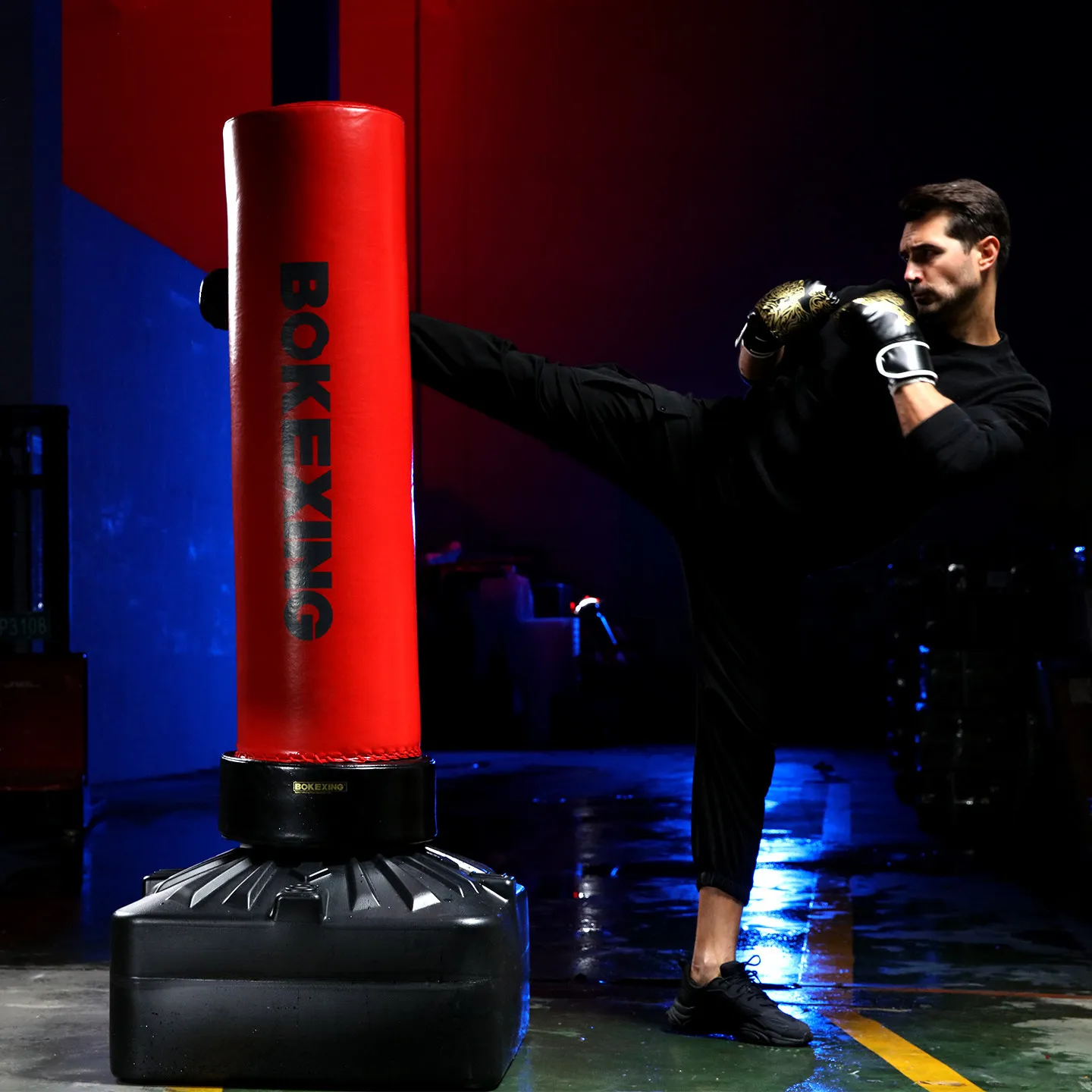 Professional silicone boxing sandbags, household adult tumbler humanoid sandbags, taekwondo training equipment