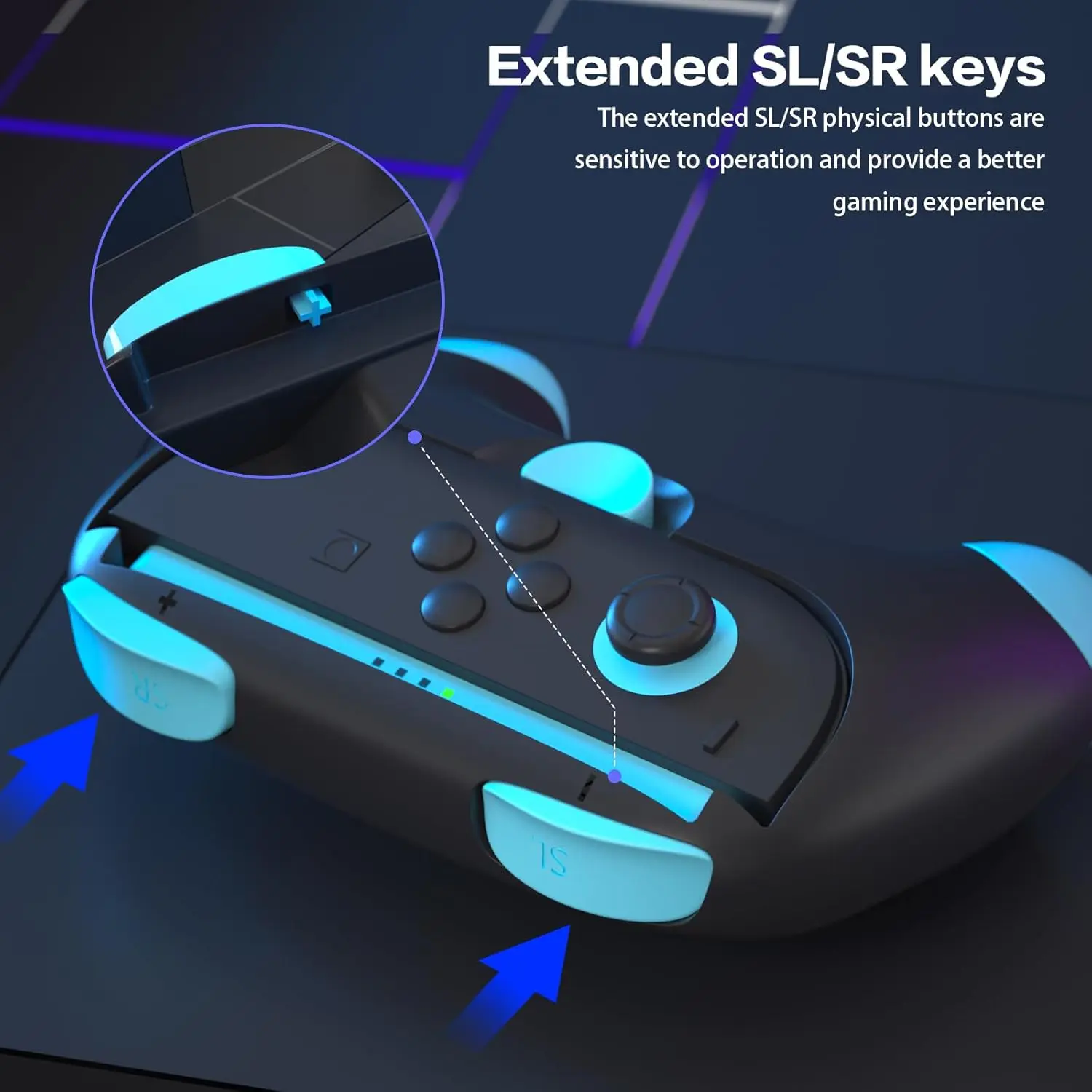 2PCS Joy-Con Controller Non-Slip Handle Grip Holder For Nintendo Switch 2 JoyCon Joystick Holder For Switch 2 Accessories