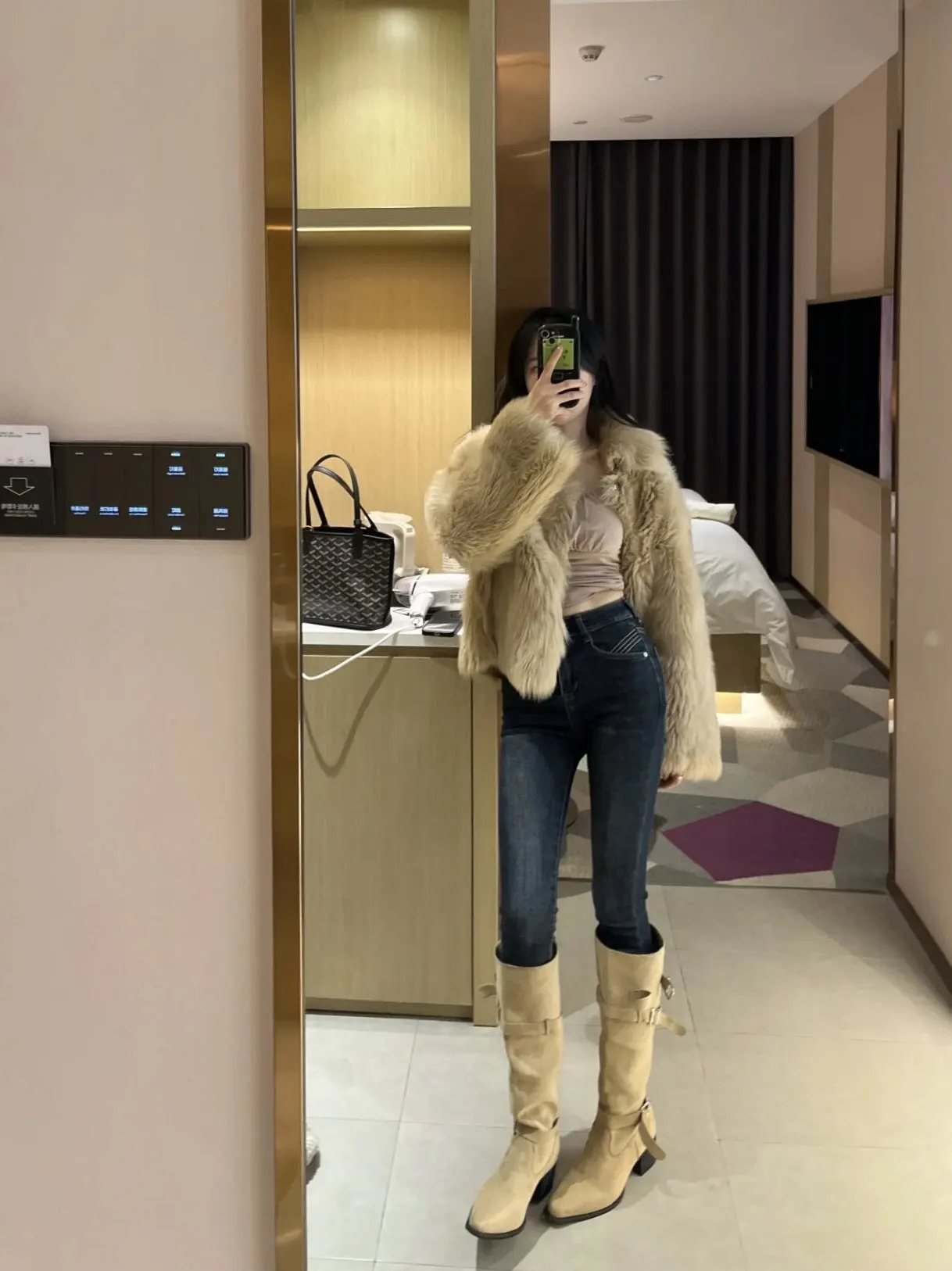 

Женские джинсы с высокой талией, эластичные, облегающие, темно-синие, длиной 7/8, осенне-зимние, модные, с эффектом подтяжки ягодиц, утягивающие