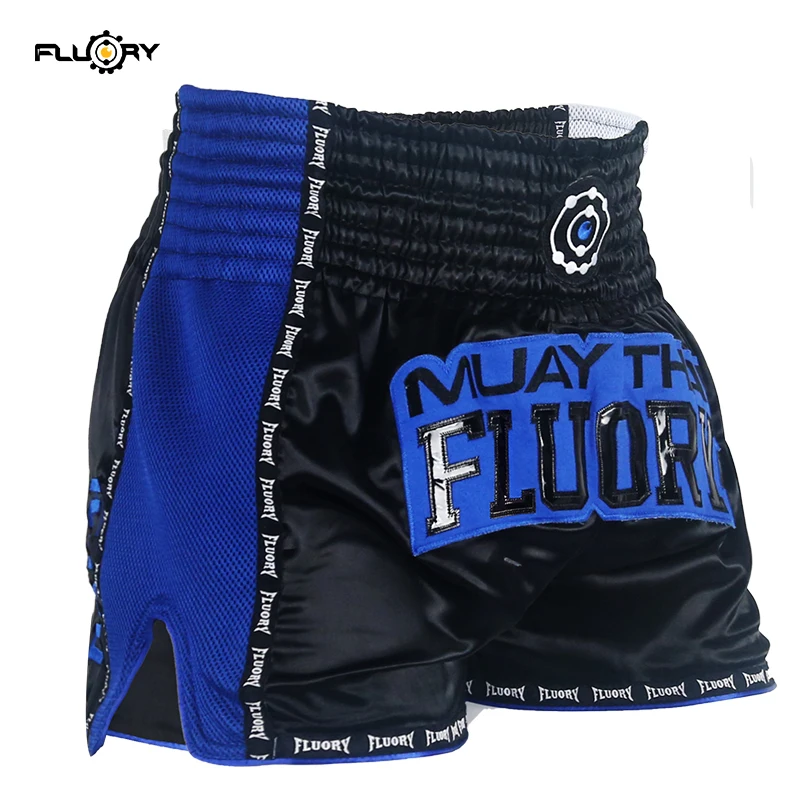 Fluory Thai Boxing Fashion Training Shorts Men's Boxing Clothing Women Free Fight Shorts Free Fight Muay Thai Shorts