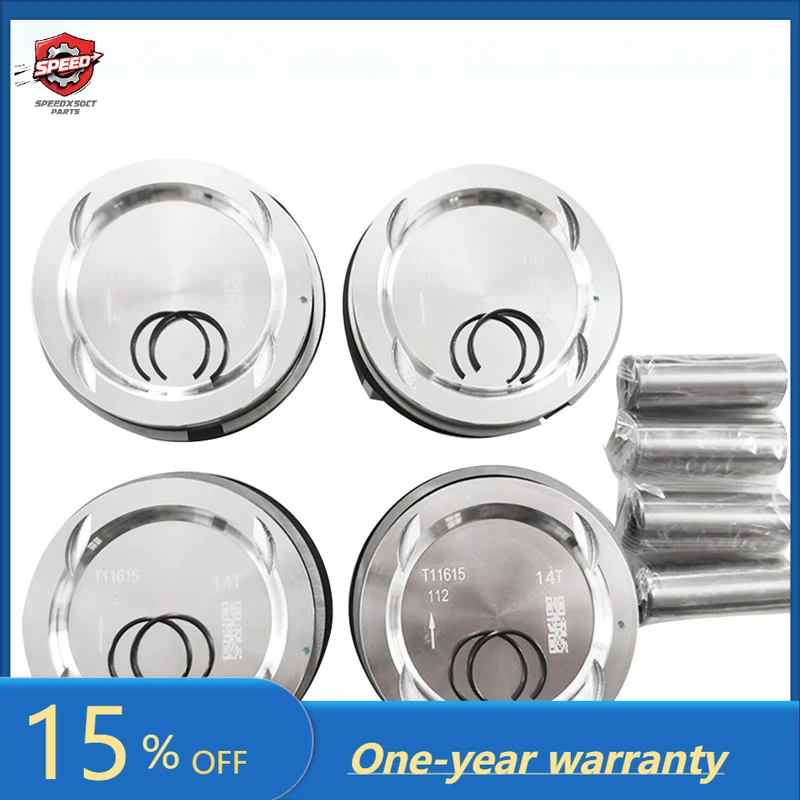 New Engine Piston for Cruze Chevrolet Opel Astra J INSIGNIA A 1.4 A14NET B14NEJ EURO5 STD 87-437400-00 55565420 55580179 Tools