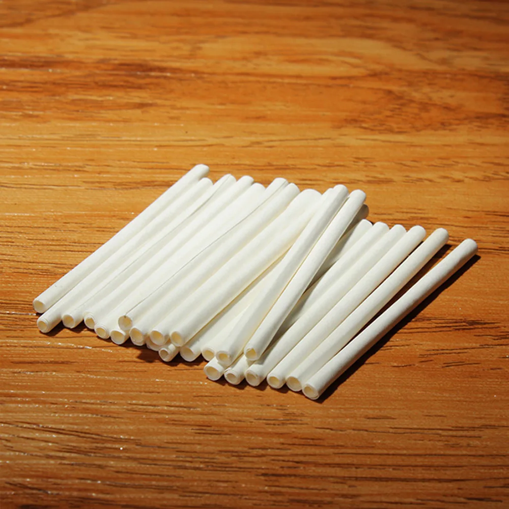 100pcs 3mm Tobacco Filters For Smoking Pipe DIY Smoke Pipe Filter L=50mm Paper filter Smoking Tools Tobacco Tar Filtration