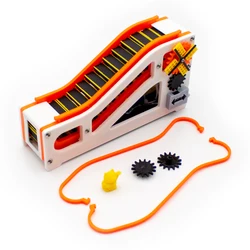 Mini Electric Escalator Cordless 3D Printing DIY Escalator Model STEM Elementary Education Scientific Experiments Device