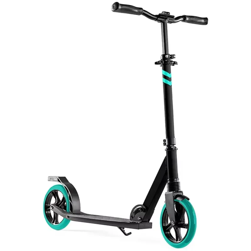 

STLF Newly Released Aluminum Alloy Kick Scooter for Adults and Teenagers Planar PU Wheel Drift Skateboard Foldable Design