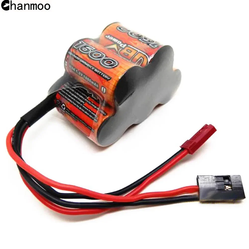 RC VB Power 1600mAh 6V 2/3A NI-MH Rechargeable Battery Trapezoidal Gasoline Receiver Battery Pack Charging Batterise Parts