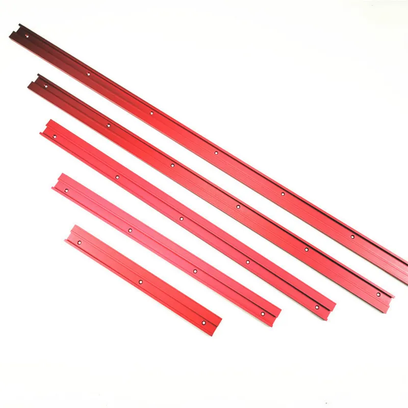 Alumínio Carpintaria Chute T-Tracks, Slot Miter Track, DIY Ferramentas para Bancada, Milling Machine, Router Tabela, Modelo 45