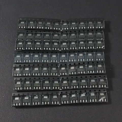 SOT-223 70 Uds Kit regulador de voltaje AMS1117 AMS1117-3.3V AMS1117-ADJ AMS1117-5.0V AMS1117-2.5V AMS1117-1.8V AMS1117-1.5V 1,2 V-5V