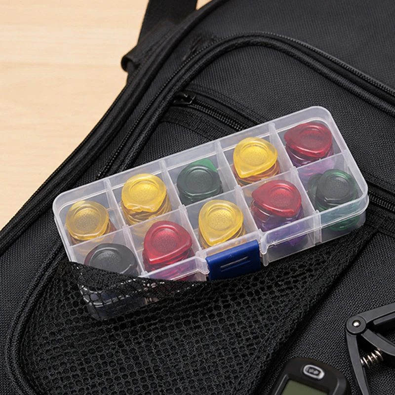 30PCS/6PCS Teardrop Guitar Picks – Assorted Colors & Gauges (1/2/3mm) in Box for Electric, Acoustic & Bass Guitar Practice TMZ