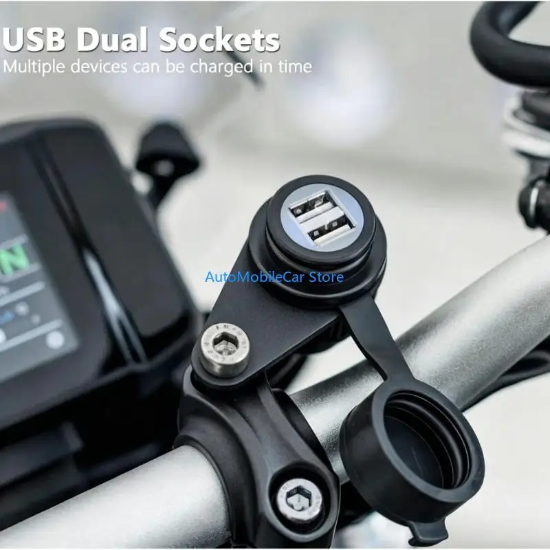 G8TE Fast Double USB Port For R1200GS R1250GS F850GS F800GS Bike Accessories