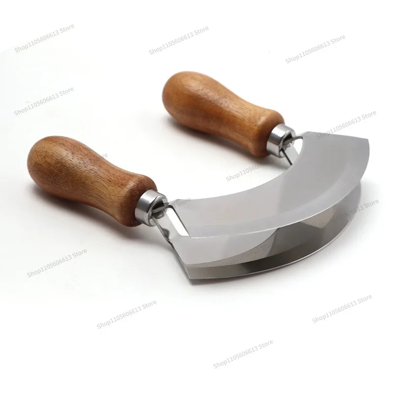 For Stainless Steel Double-sided Cutter Board Set, Vegetable and Fruit Household Kitchen Knives Two Packs