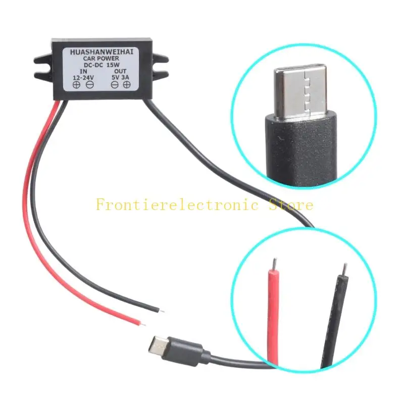 G8DB 5V 3A Converters 12V 24V Input Type C For Mobile Devices Vehicles