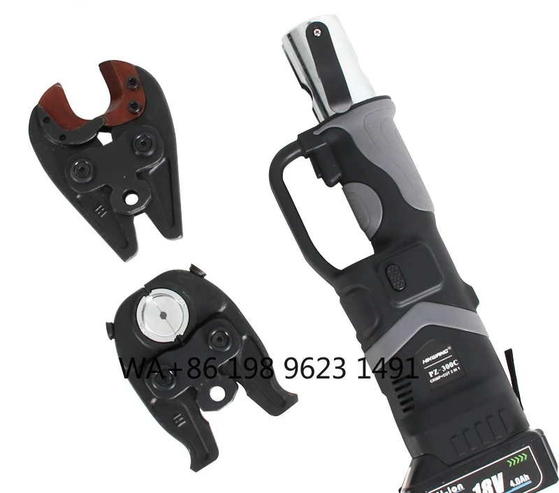 

2-in-1 electric hydraulic tool, multi pliers for cable lug crimping, Cu AL cable cutting for power repair.