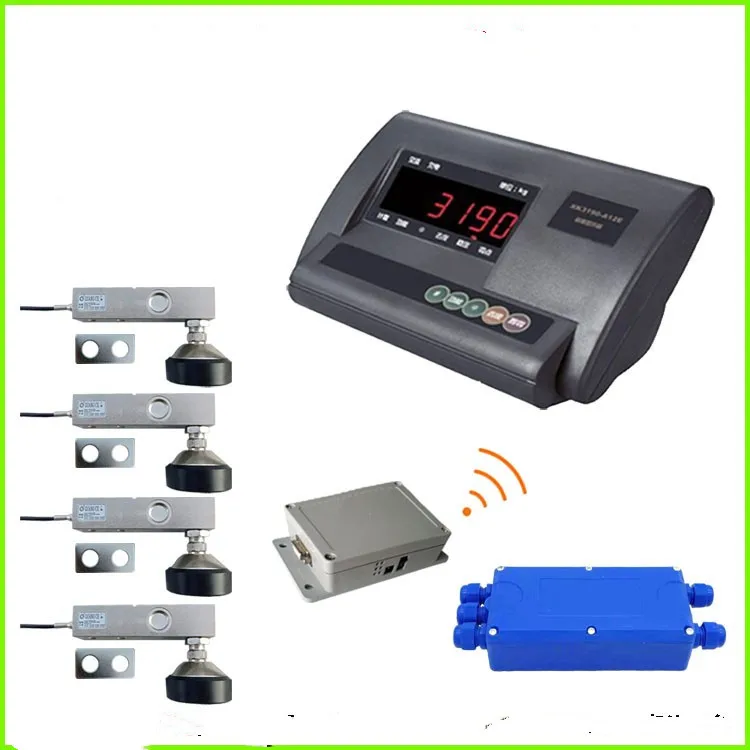 30T DIY Truck Scale Floor Scale Kits Load Cell Wireless Quantitative Control Indicator