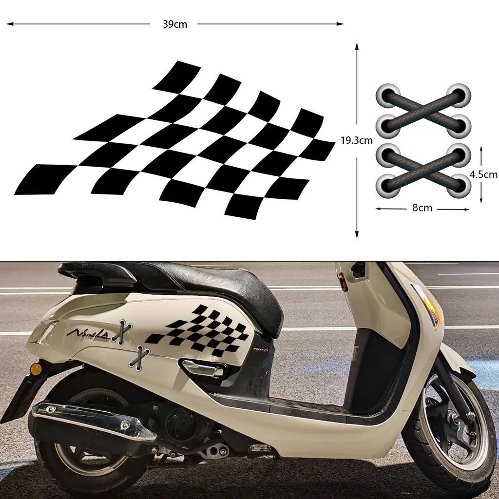 

Motorcycle Retro Sticker Flag Motorbike Body Vinyl Waterproof Decal