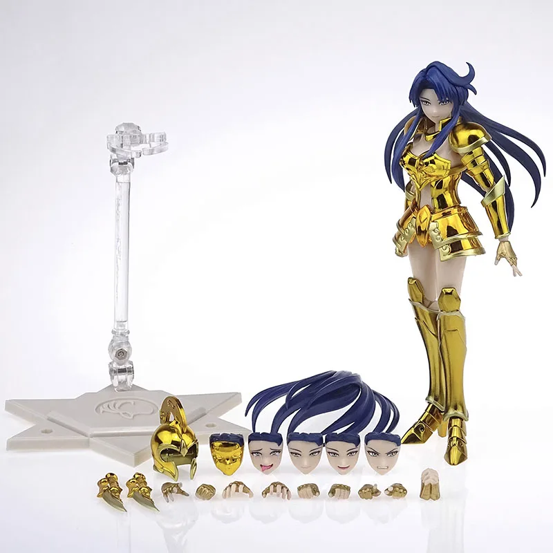

GT Saint Myth Cloth EX Action Figure Aquarius Mamie Silver Saint Figuras Saint Seiya Alloy Collection Model Doll Gift for Kids