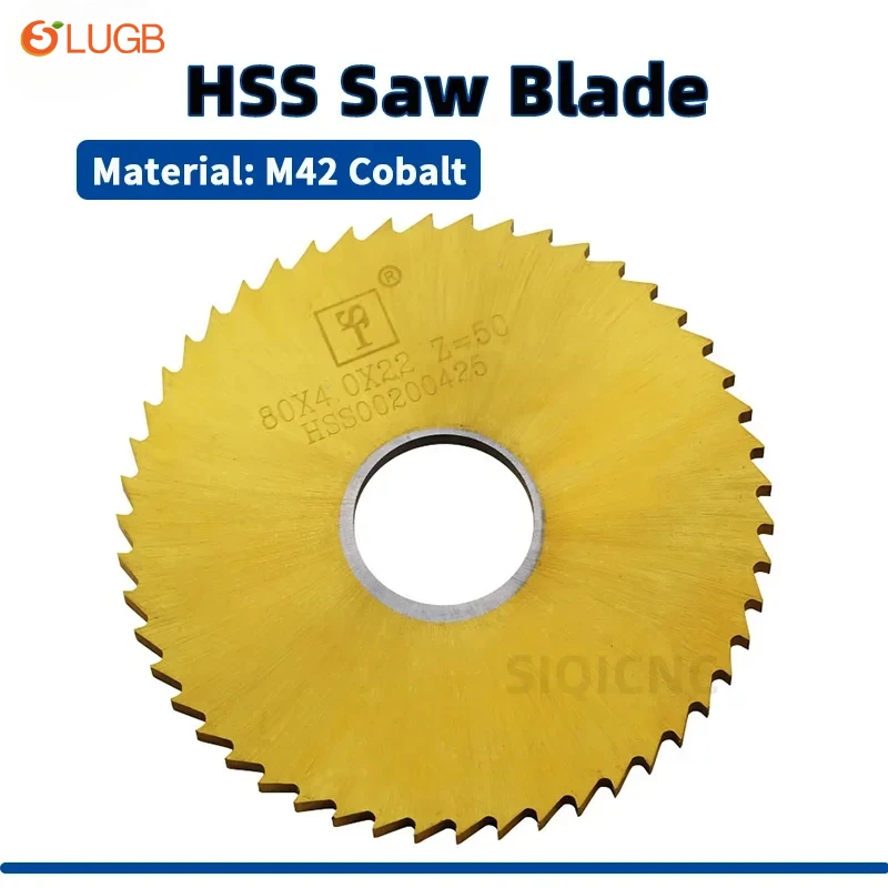 

40mm-300mm High speed steel circular saw blade, notch milling blade, cobalt-containing titanium plated, outer diameter