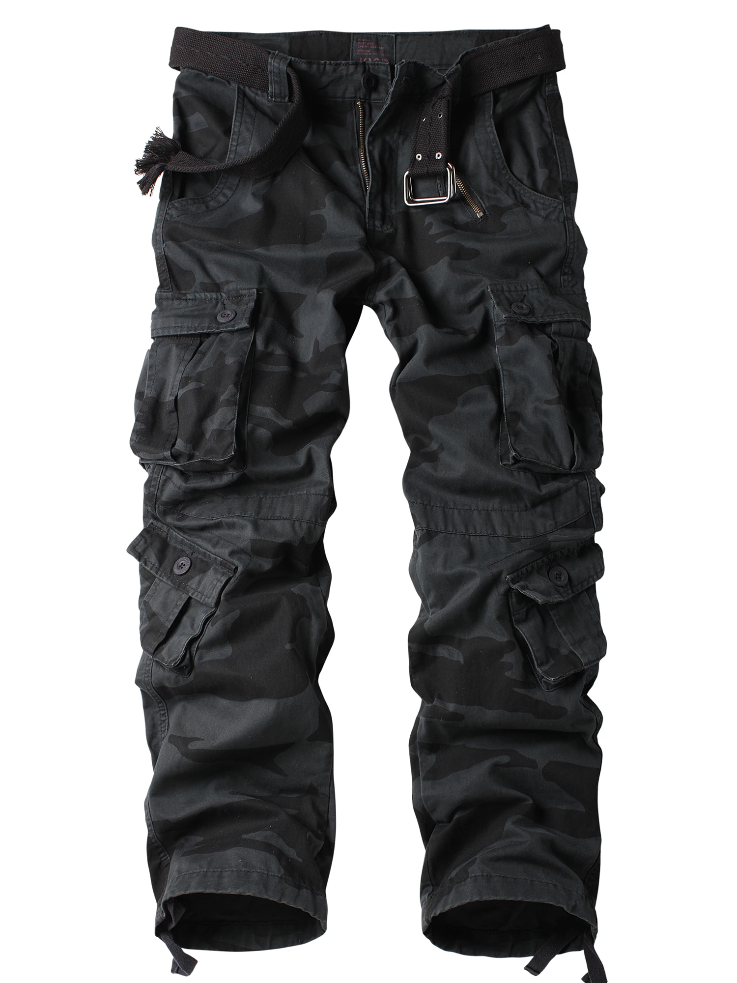 AKARMY-Pantalon cargo camouflage extérieur, Ripstop DulCamSolomon, jogging multi-poches, pur coton