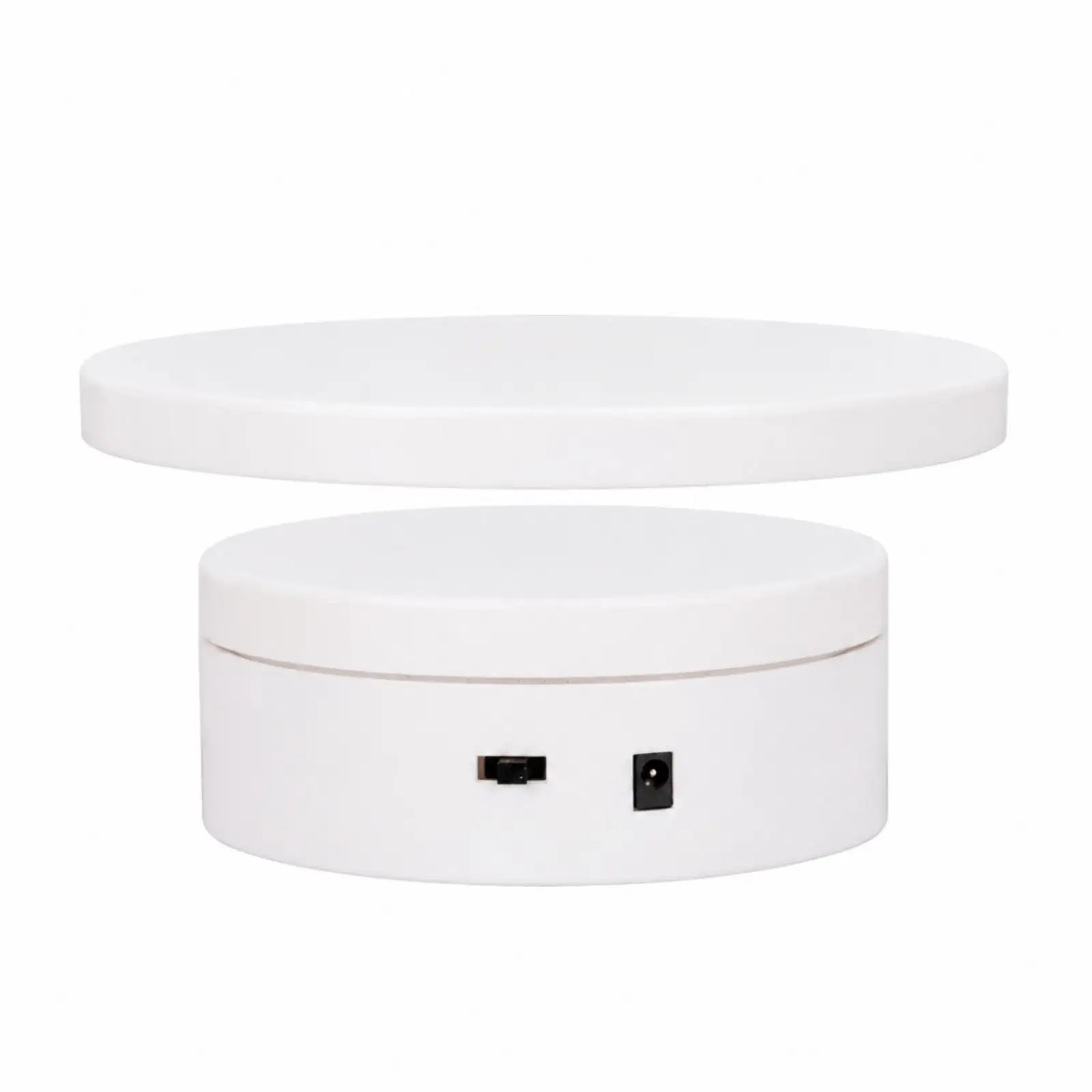 Electric Turntable Display Base for Small Collectibles Steady Rotation Photography Video Turntable