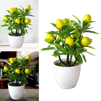 Artificial Lemon Potted Plant 1