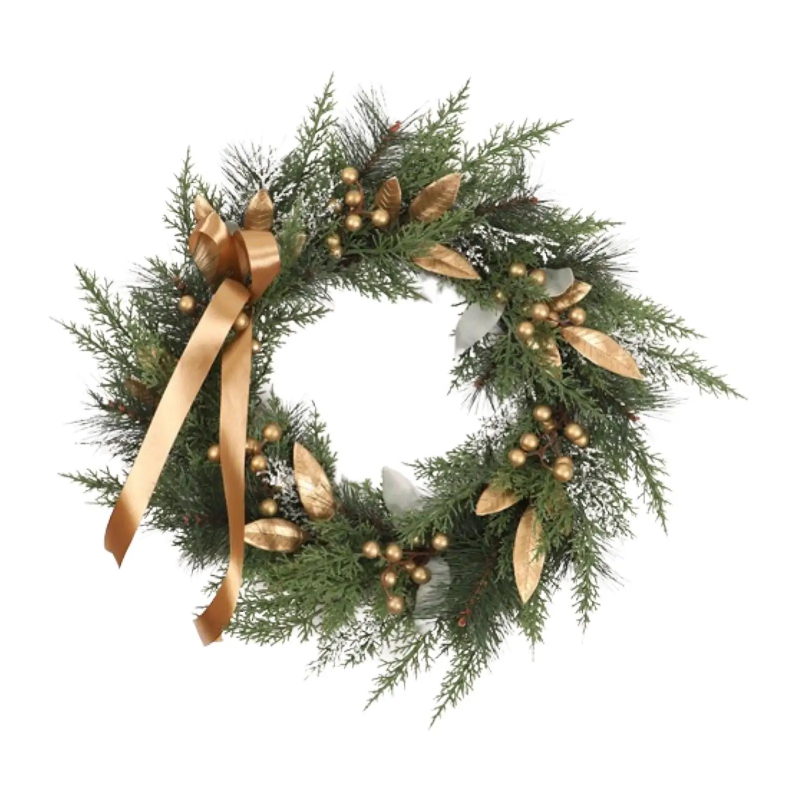 Christmas Wreath for Front Door 22inch Decorative Wall Hanging Ornament for Living Rooms Window Porches Indoor Outdoor Party