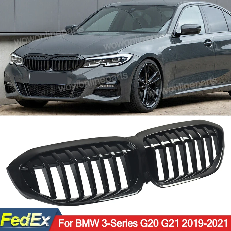 Bumper Kidney Grille replace For BMW 3 Series G20 Sedan G21 Estate 330i M340i 2019 2020 2021 2022 Centre Racing Grille refit