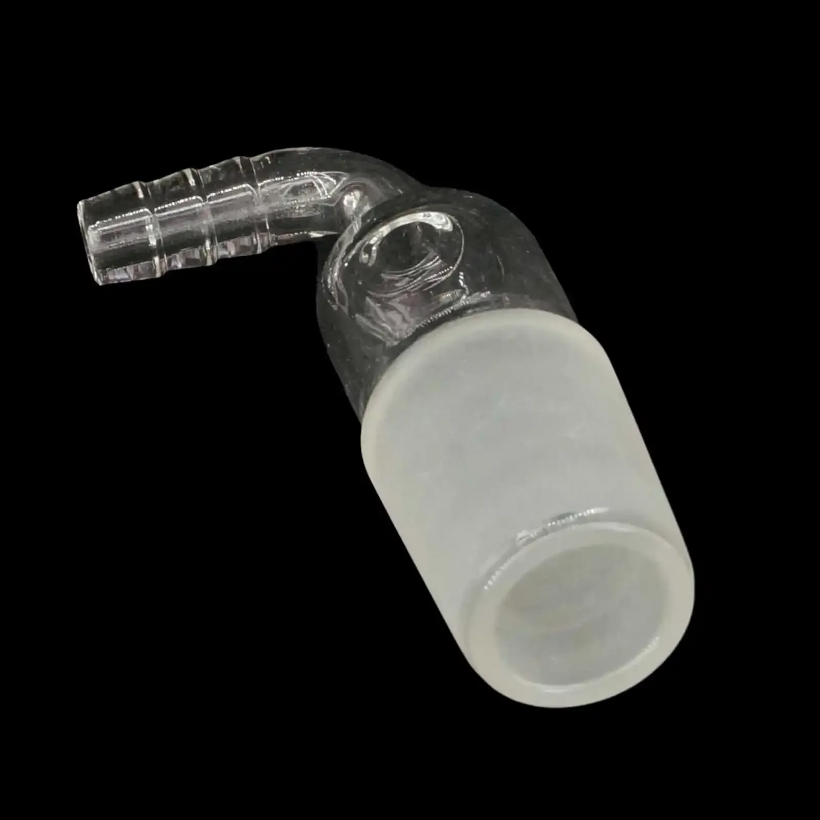 14/23 19/26 24/29 29/32 34/35 40/38 50/46 Joint 90 Degree Elbow 7-8mm Hose Barbed Glass Adapter Fitting Lab