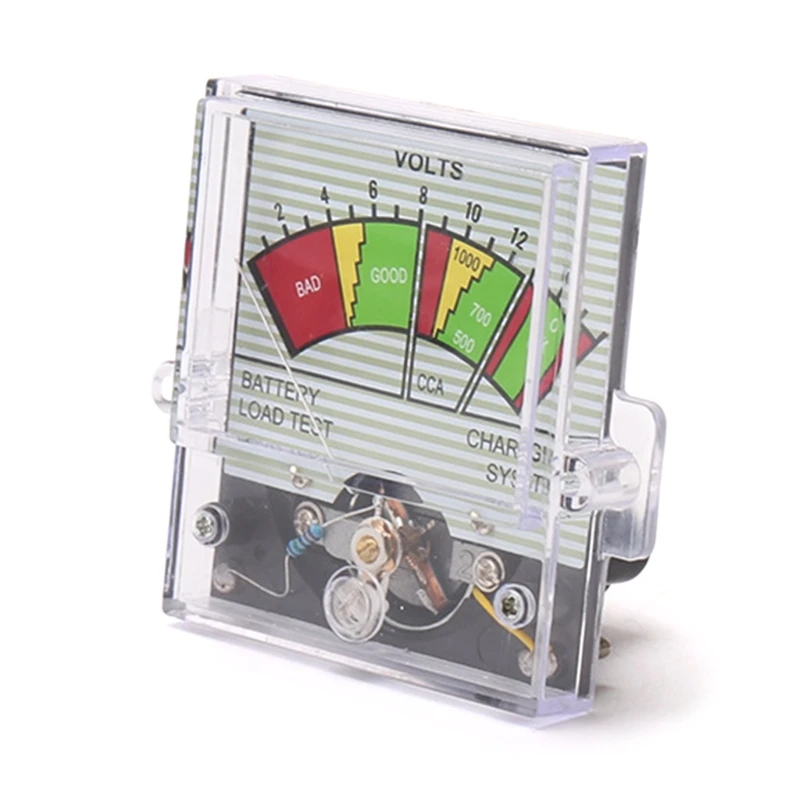 Battery Load Test with Condition Indicator 16V Gauge Voltmeter Easy Installation Volt Meter Compatible for Industrial