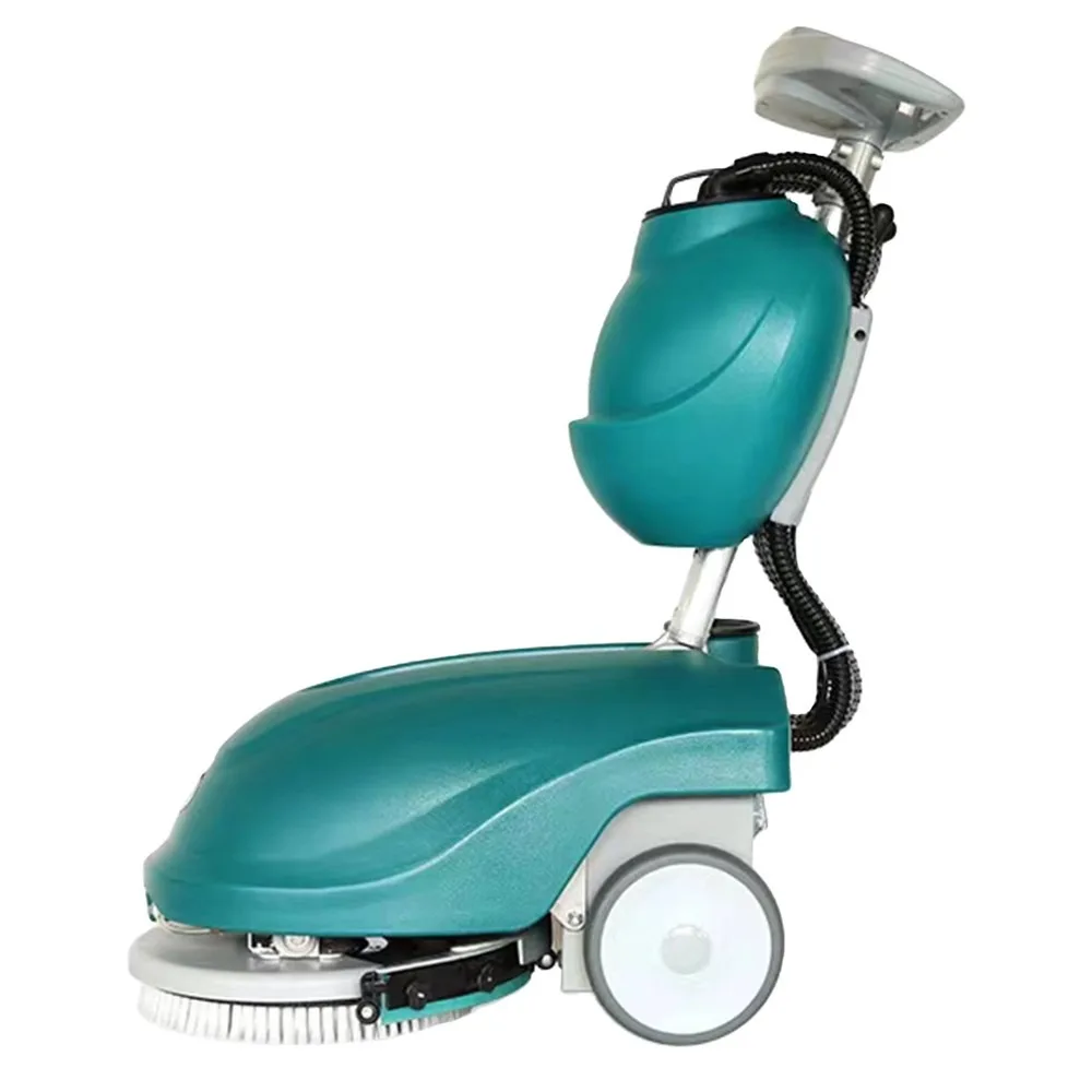 GAOGE M2 Electric Walk-Behind Floor Scrubber Drier 24V Commercial Cleaning Machine for Warehouse Factory Garage