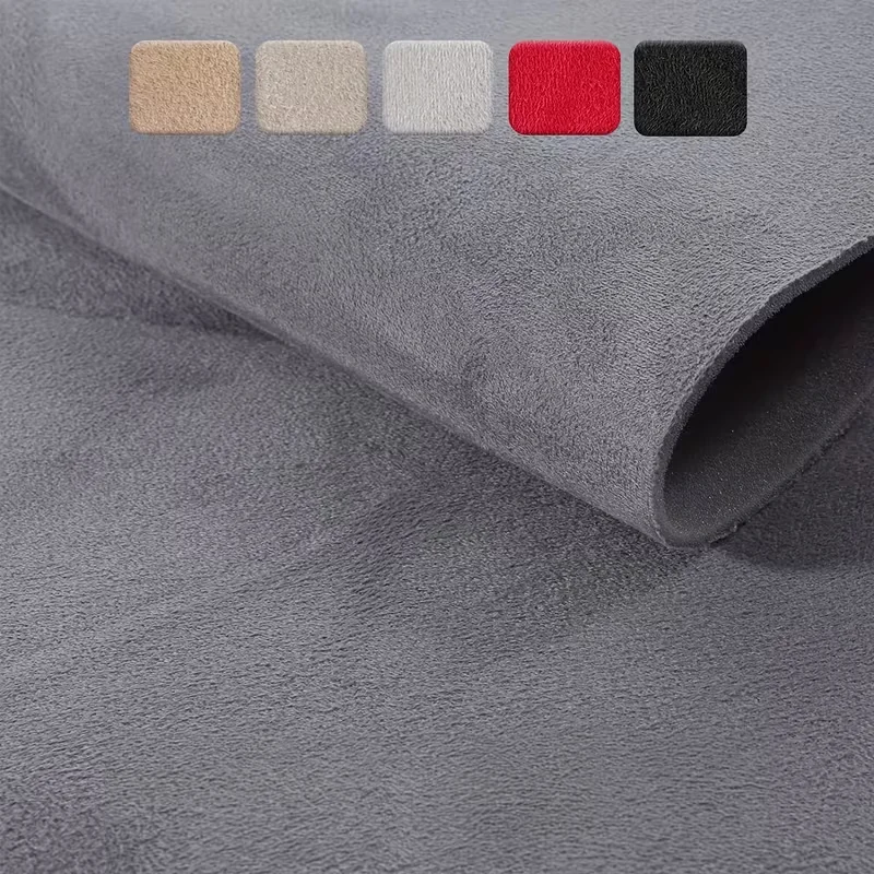 High Quality Sponge Backed Suede Fabric for Car Interior DIY Projects Perfect for Repairing Seats Steering Wheels Trim
