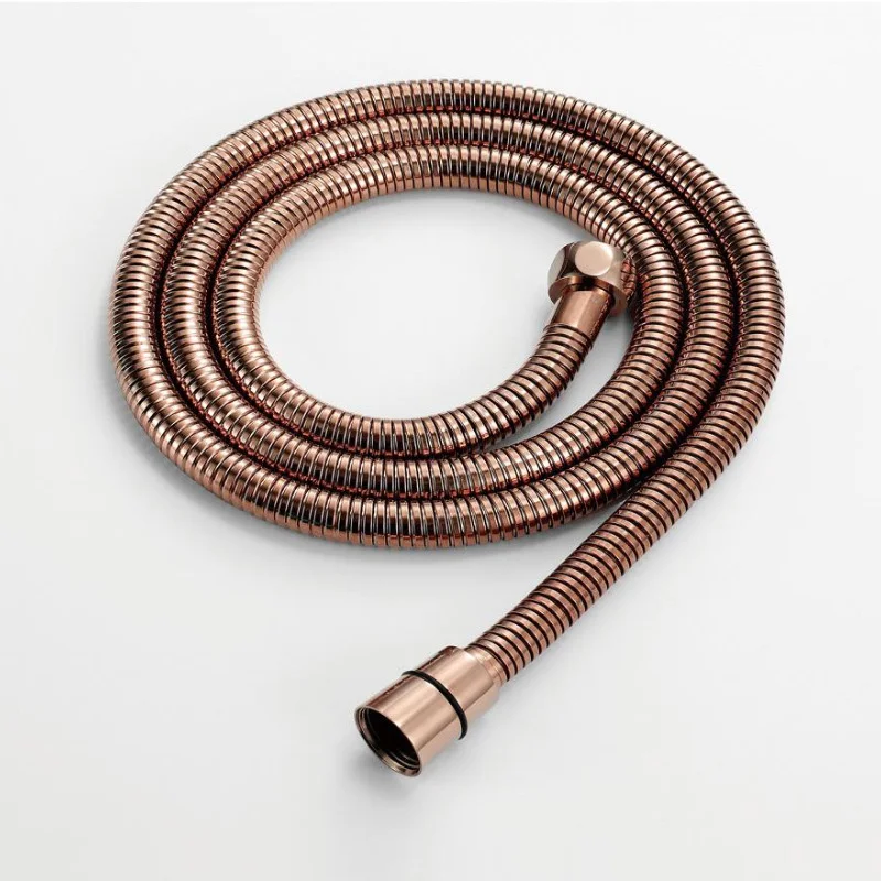 

1m/1.5m Thicken Rose Gold Shower Hose Stainless Steel General Soft Water Pipe Explosion-proof Shower Pipe Bathroom Accessories