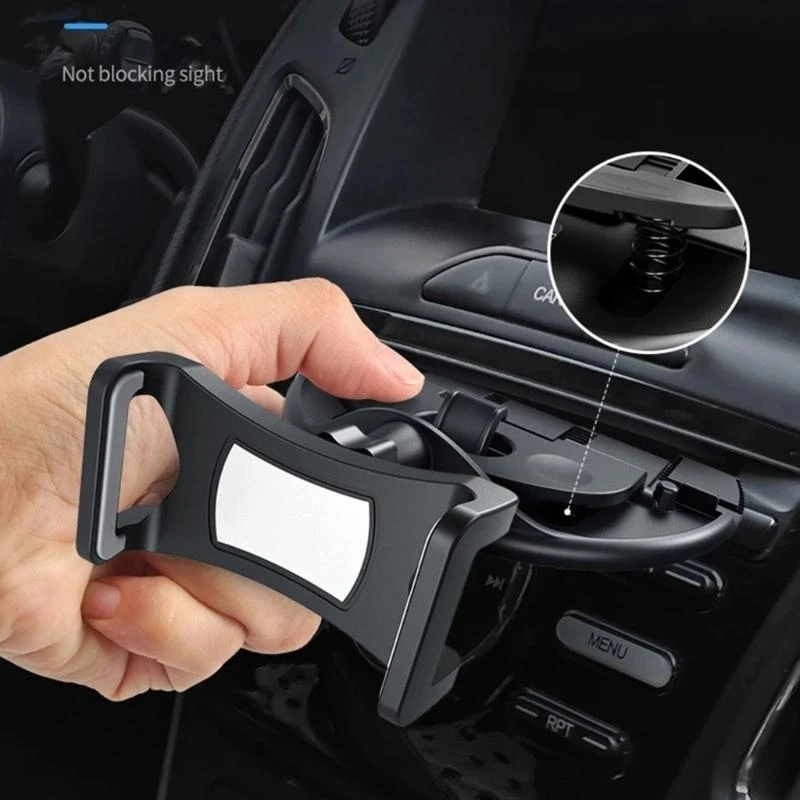 

P5EA Держатель сотового телефона для автомобильного CD-слота Автомобильное крепление для телефона Простая установка Держатель