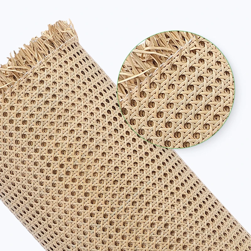 Vários tamanhos de plástico rattan octogonal decoração cane webbing real indonésia rattan decoração da parede móveis material de reparo quente