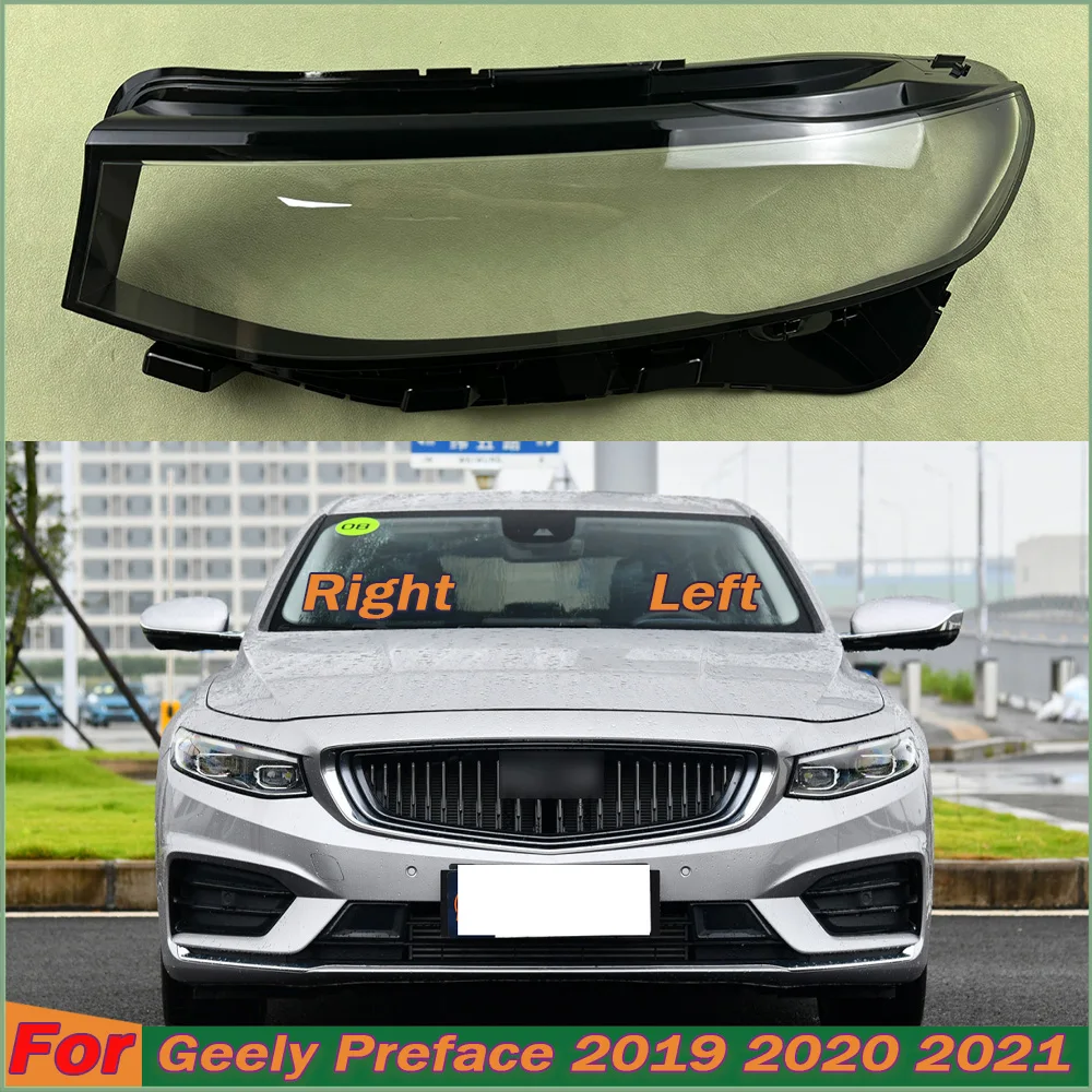 

Auto Replacement Parts For Geely Preface 2019 2020 2021 Headlamp Cover Transparent Lamp Shade Headlight Shell Lens Plexiglass