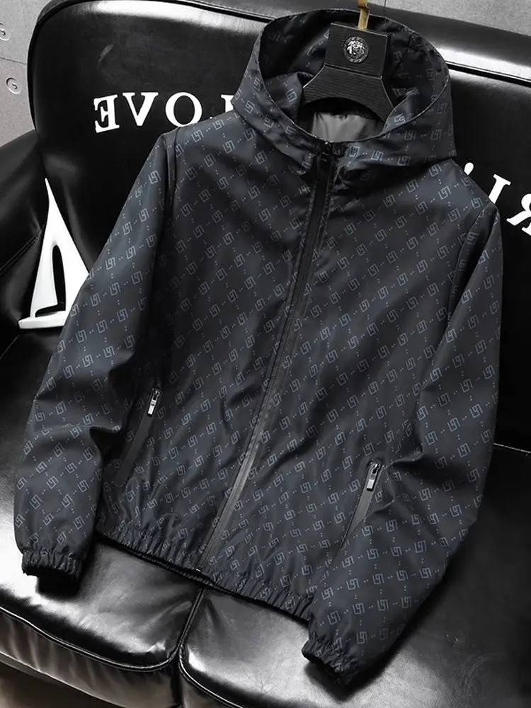 

Бренд ZhanChao: Мужская летняя повседневная легкая куртка с капюшоном, модная уличная одежда для защиты от солнца, с длинными рукавами