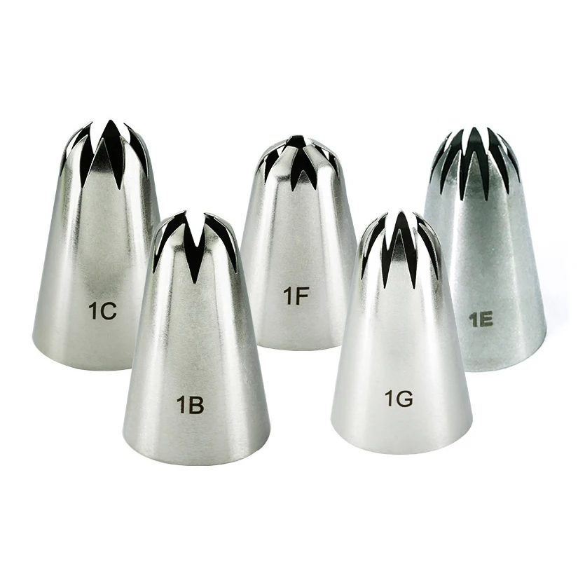 Drop Flower Tips Decorating Nozzle Icing Tube Pastry Tips Fondant Cake Decorating Sugarcraft Tools Bakeware