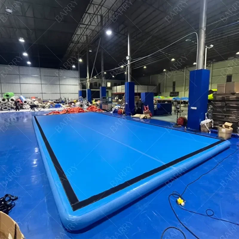 Indoor Trampoline Park Inflatable air Track Football Field Basketball Court Soccer Air-filled Sport air Track Basketball