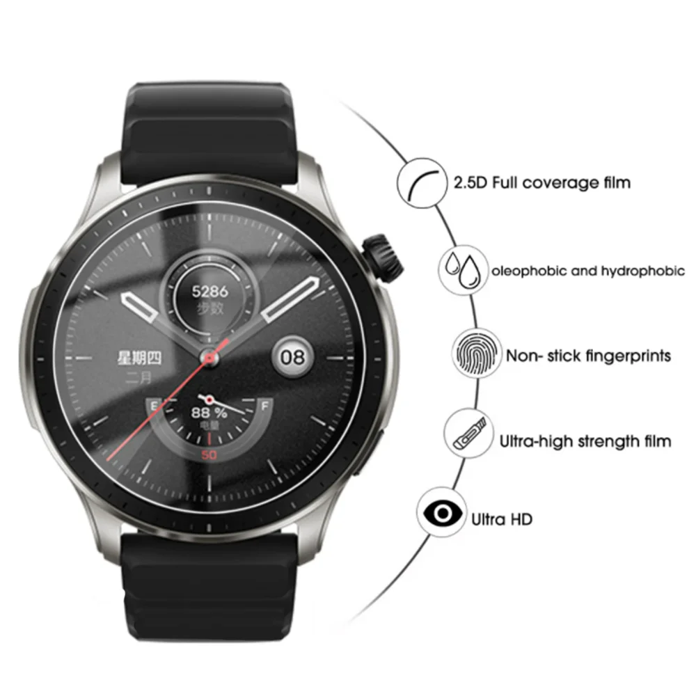 Tempered Glass for Smart Watch Screen Protector 33MM 34MM 35MM 36MM 37MM 38MM 39MM 40MM 41MM 42MM 44MM 30MM-46MM Protector Film