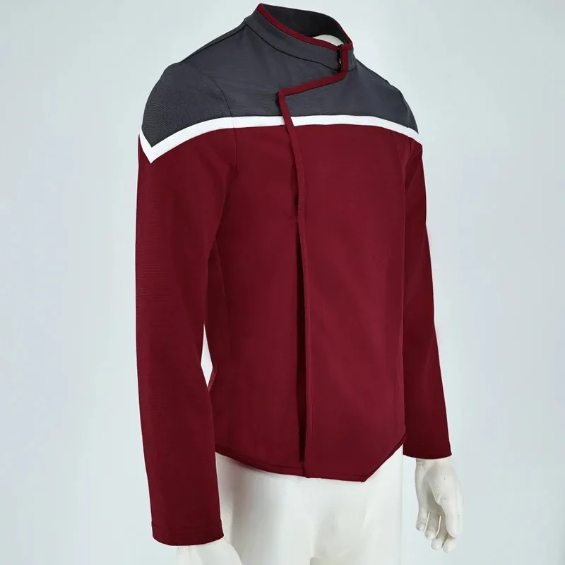 

DY20 странные новые миры, нижние палубы, красные, синие, золотые рубашки, униформа Звездного Флота, костюмы для косплея, мужские куртки25