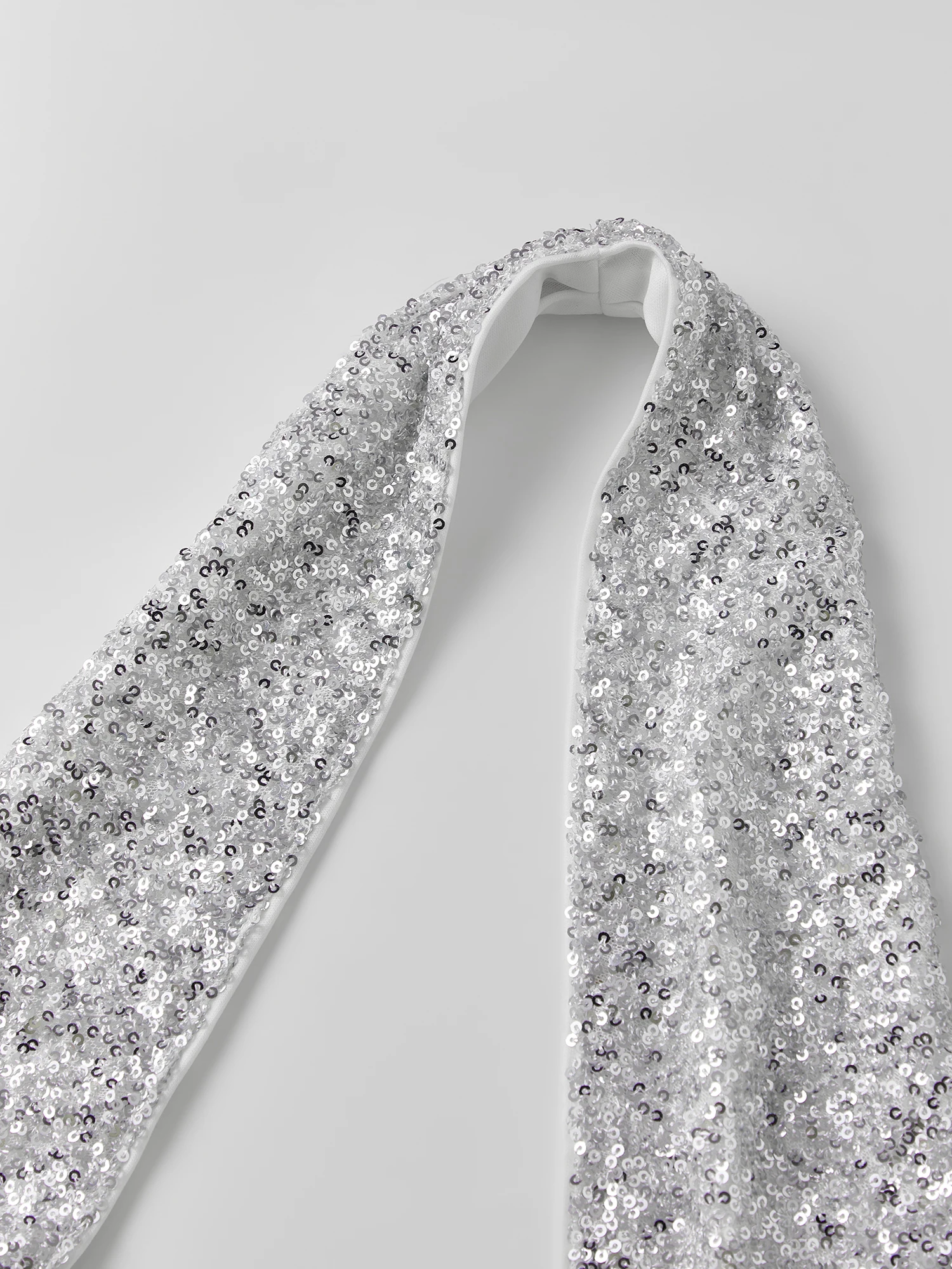 

Женский комплект блестящего платья с пайетками, топ с открытыми плечами и облегающей юбкой с высокой талией для ночного праздничного ношения