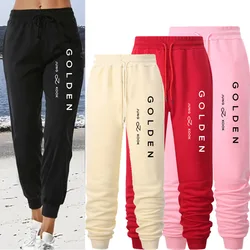 DOLDEN JUNG KOOK Women's Elastic Cotton Fitness Workout Pants, Full Sportswear, Skinny Sweatpants, Trousers, Jogger Pants, Casua