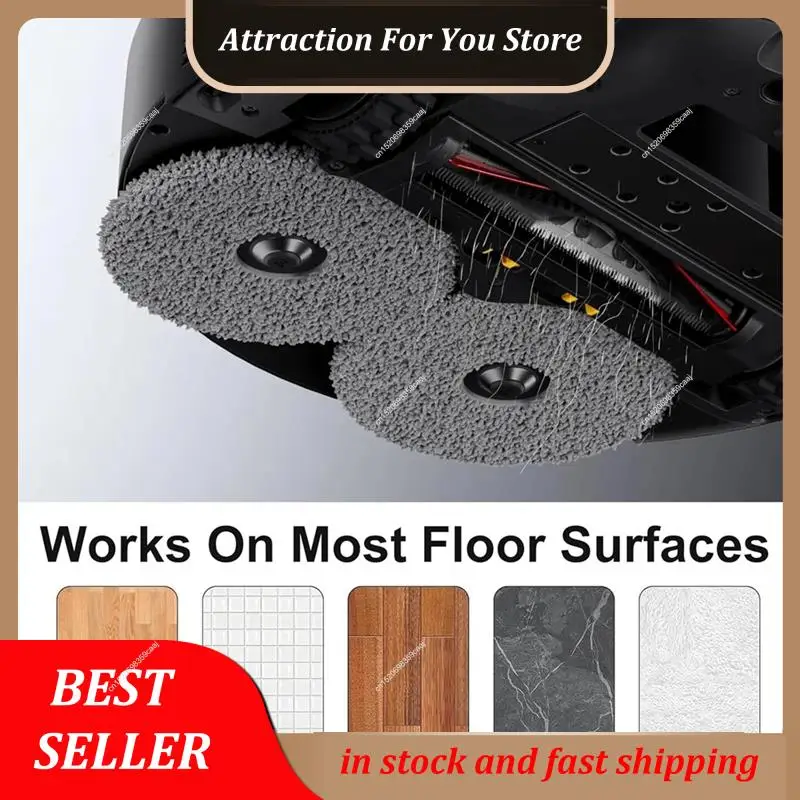 Hot Selling Mop Cloth For Roborock Saros Z70 Vacuum Cleaner Parts Washable Mop Cloth Accessories