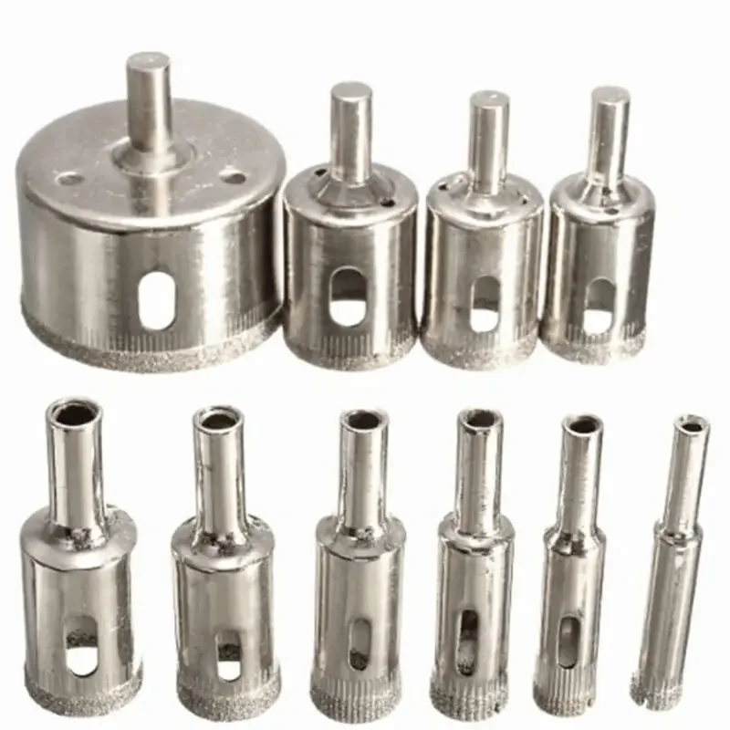 Punta da trapano rivestita da 3-100 mm Sega a tazza Taglierina per granito di vetro Apri foro Punta da trapano Apri foro per comò